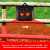 Repelente Ultrasonido Para Animales 1000mAh Solar Bicolor Modo Manual Y Automático Impermeable Para Jardín Y Granja Repelente De Ratones Serpientes Y Murciélagos - details 3