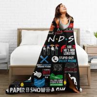 Manta De Franela Con Colección De La Serie De TV Friends Ropa De Cama Colcha De Oficina Perk Central Portátil Ligera Para Adultos Estilo Moderno - details 7