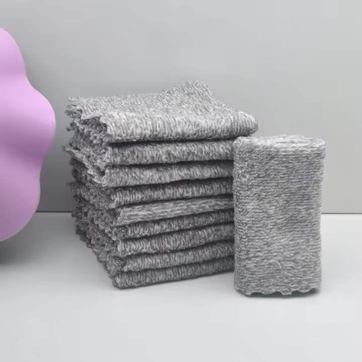 Pazos De Bambú Para Lavar Platos Y Limpiar Estufa Rags De Fibra De Carbonato De Bambú Fuerte Para El Hogar Y Cocina - 1