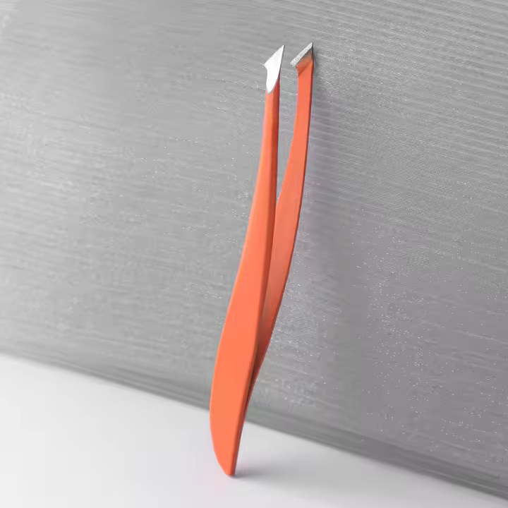 Tijeras De Cejas Profesionales De Acero Inoxidable Coloridas Nuevas Herramienta De Remoción De Vello Para Rostro Y Nariz Clip De Banana - 1