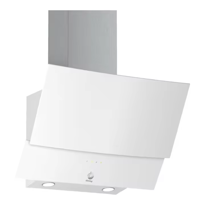 Campana Decorativa Inclinada BALAY 3BC565GB 60cm 593m³/h Clase C Blanco  | 67dB, Niveles Extracción 3 - 1
