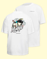 Xivneoclassic Co. Camiseta Hombre con Estampado Estilo Oversize 100% Algodón y Cuello Redondo de Calidad Blanco - details 1