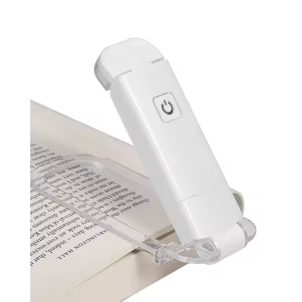 Luz de lectura USB recargable 2 brillo ajustable blanco - 1