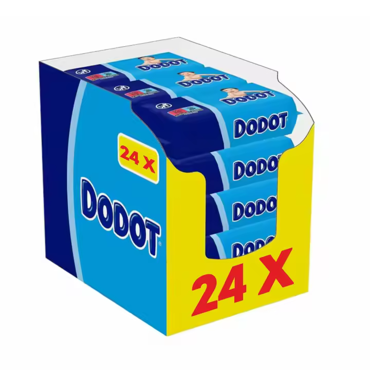 Dodot Toallitas para Bebé, 24 Paquetes (24x52), Limpieza e Hidratación en cada pasada - 1