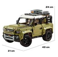 Set bloques de Construcción  Land Rover Defender 4x4 2573 Pc 1:10 - details 1