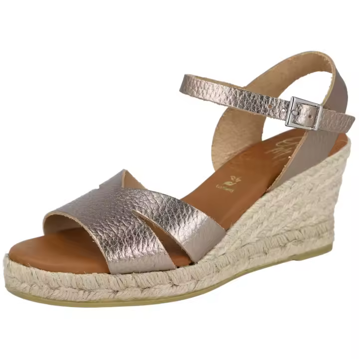 Cuñas de Esparto Oh! My Sandals Md5480 para mujer en color gris - 1