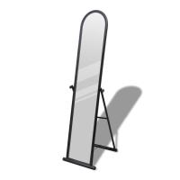 vidaXL Espejo de Pie Cuerpo Entero Rectangular Espejo De Pie de tocador Color Gris,  Negro, y mas - details 1