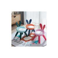Silla de Actividades de plástico para niños Pequeños con orejas de cono, soporte de respaldo y Banco Redondo duradero, de Juguetes Sala, dormitorio, Escuela, taburete adecuado para niños y - details 0