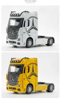 Modelo De Camión Mercedes-Benz ACTROS 1:36 Con Sonido Y Luz Coche De Acción Para Niños Juguete Colección C209 Metal Sin Batería - details 4