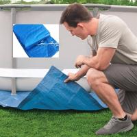 Bestway Tapiz de Suelo para Piscina de PVC Resistente Forma Cuadrada - details 0
