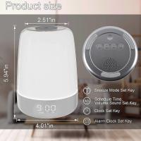 Touch Wake Up Night Light con el despertador de simulación de Sunrise - details 1