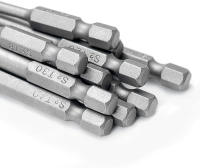 Juego De 11 Piezas De Puntas De Destornillador Magnéticas De 1/4" Hexagonal Tamper Proof Torx Y Planas F1FC Alta Calidad Para Perforación - details 7