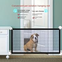 Valla Para Perros Portátil Transpirable Seguridad Isolación Sin Necesidad De Punch Protección Infantil Con Gancho Valla Para Bebé - details 2