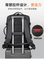 Mochila de viaje expandible para hombre, mochila multifuncional de gran capacidad para equipaje, mochila de viaje de corta distancia, mochila escolar - details 4