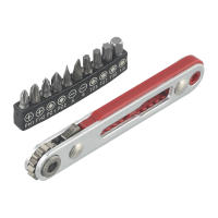 Juego De Herramientas Profesionales Con Llave De Eje Plano Y Destornillador De 90 Grados Con Mango Y Juego De Puntas Para Reparación Doméstica - details 2