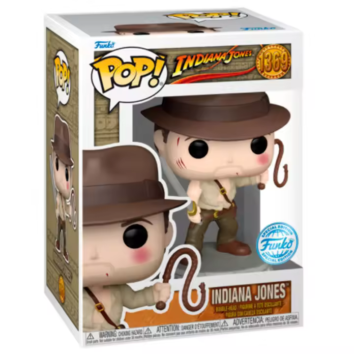 Figura Pop Indiana Jones - Indiana Jones Exclusive-Figura de Vinilo Coleccionable - Idea de Regalo- Mercancia Oficial - Juguetes para Niños y Adultos - Movies Fans - Muñeco para Coleccionistas y Exposición - 1