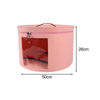 Caja De Sombreros Para Mujeres Y Hombres Con Tapa Antipolvo Portátil Organizador De Almacenamiento Para Sombreros Viaje Caja De Sombreros Para Sala De Estar Armario Oficina - details 5