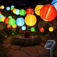 Lámparas Solares LED Cadena De Luces Exterior Guirnalda De Hadas Decoración De Jardín SolarPowered Para Navidad Boda Fiesta - details 7