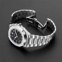 Reloj De Lujo Para Hombre Resistente Al Agua 30M Luminoso Fecha Acero Inoxidable Cuadrado Reloj De Pulsera Cuarzo Estilo Formal Y Casual - details 1
