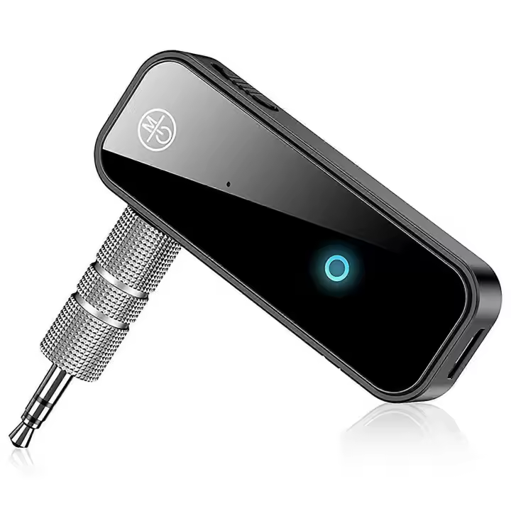 Bluetooth 5,0 receptor 3,5mm interfaz 2 en 1 Adaptador aux música transmisor receptor para ordenador TV proyector altavoz auriculares - 1