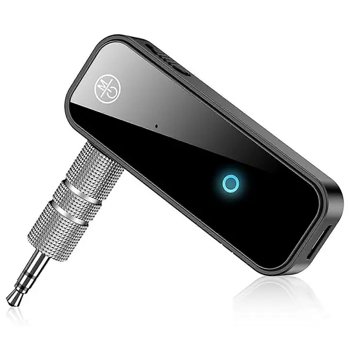 Bluetooth 5,0 receptor 3,5mm interfaz 2 en 1 Adaptador aux música transmisor receptor para ordenador TV proyector altavoz auriculares - 1