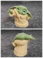 Juguete De Acción Baby Yoda Grogu Mandalorian 5 Piezas Set Figura De Star Wars 4-7 Cm Juguetes Calientes Para Niños Regalos De Navidad - details 6