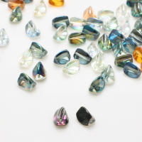20 Pcs Hileras De Cuentas De Vidrio Cristal Forma Torcida Irregular Para Creación De Joyas DIY Accesorios De Encanto Para Manualidades - details 2