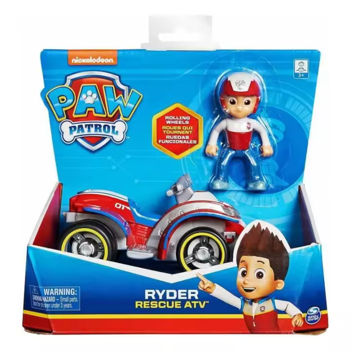 Spin Master - Patrulla Canina Moto Quad de Rescate con Figura de Ryder - 1