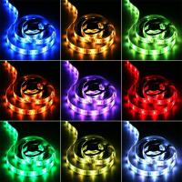 Tira De LED 5M 5050RGB Con USB 12V Luz Colorida Para Decoración De Fondo De TV Control Remoto De 24 Teclas Incluido - details 2