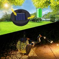 Luces Solares del reemplazo de 4 pedazo con los bulbos que tienen, reemplazo solar de las Luces superiores, cubierta de La Entrada del panel solar para la cubierta que cuelga al Aire Libre del Jardín - details 2