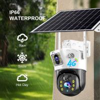 Cámara Solar 4G SIM Card WiFi 360 IP 8MP 4K CCTV Cámara De Batería Dual Lente Para Seguridad Doméstica Exterior Inteligente - details 9