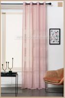 Cortinas de visillo lino y poliéster con líneas horizontales en la parte inferior.con diseño dee lienas150x260.Decoracion para hogar y oficina. - details 0