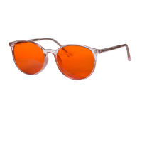 Gafas Rojas Para Mejorar El Sueño Gafas Bloqueadoras De Luz Azul Para Mujer Lentes Naranja Material Polímero Acero Inoxidable - details 11