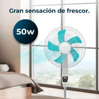 Ventilador- Cecotec EnergySilence 620 Flow Control – Pie 16", 50W, Temporizador y Mando a Distancia - details 4