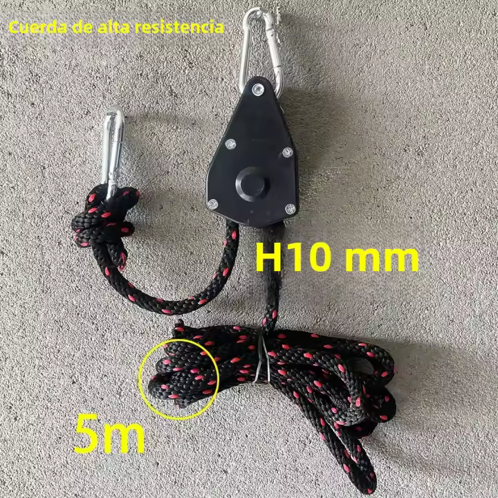 Correa De Tiedown De 10mm Para Acampar Y Navegación Ropa De Pulley Ratchets Para Canoa Y Barco Herramienta De Cuerpo De Barco Y Stern - 1