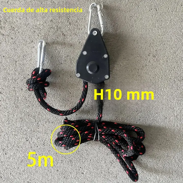 Correa De Tiedown De 10mm Para Acampar Y Navegación Ropa De Pulley Ratchets Para Canoa Y Barco Herramienta De Cuerpo De Barco Y Stern - 1