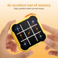 Juego De Mesa Portátil Multifuncional 3en1 TIC-TAC-TOE Y Ajedrez Para Niños Juguete Educativo Handheld Con Pantalla Táctil Regalo Ideal - details 2