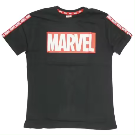 Camiseta adulto Marvel - Logo negra Talla XL Raíz MERCHAN-STORE Camisetas - 1