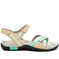 Sandalias Mujer Chiruca Valencia 04 Beige/Verde 106245  Chiruca MARCAS MUJER Sandalias Sandalias Sport Envío Gratuito - details 0
