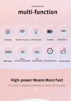 Lámpara LED Recargable Para Uñas S10 Con 33 Lámparas De Bola Para Secado De Esmalte De Gel Manicura Y Pedicura Sin Cable - details 1