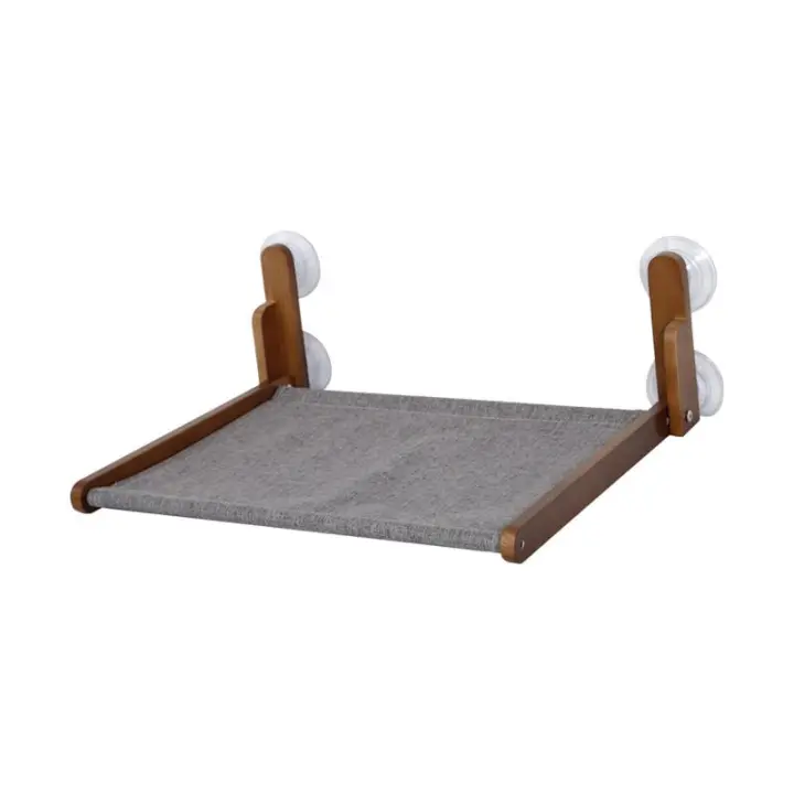 Colchón Para Gato De Ventana Plegable Con Marco De Madera Asiento Solar Para Gatos Rellenos De Descanso Y Observación Suministros Para Mascotas - 1