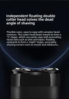 XIAOMI MIJIA S100 Afeitadora Eléctrica Portátil Doble Hoja Seco Húmedo Para Barba Recargable USB Máquina De Afeitar Para Hombres - details 1