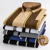 Camisa a Cuadros Clásica Para Hombre Manga Larga Casual Botones Para Trabajo Y Negocios Camisas Rayadas Tallas Grandes 4XL 5XL - details 6