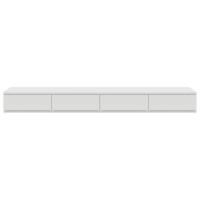Mesitas de Noche vidaXL Blanca MDF 140 x 36.5 x 16.5 cm Mesa de Noche - details 3