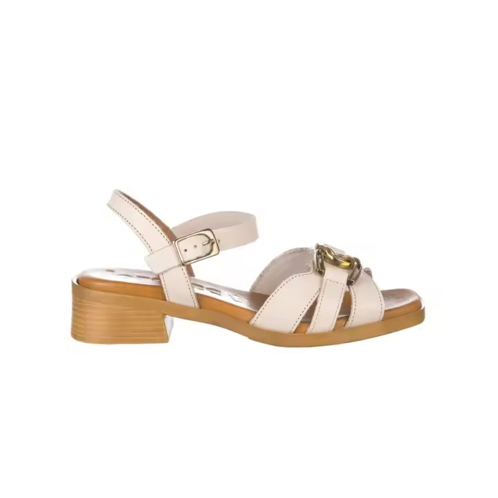 Sandalias Planas Zapp 4541 Mujer Natural - 1