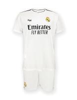 Real Madrid - Conjunto Camiseta y Pantalón Primera Equipación Temporada 24/25, Blanca, Niños, Replica con Licencia Oficial - details 0