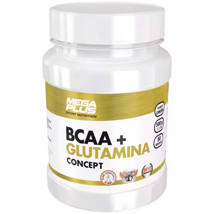 Mega Plus Bcaa+Glutamina Concept Tropical 500G - 1