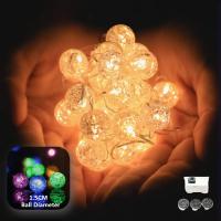 Guirnalda De Luces LED Para Navidad Y Año Nuevo Con Batería AG13 Decoración De Casa Guirnalda De Fairy Para Árbol De Navidad Luz Caliente Blanca - details 3