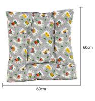 Coshano Cama para Perros Gatos con acolchado grueso y cómodo 60x60x10cm Gris - details 2