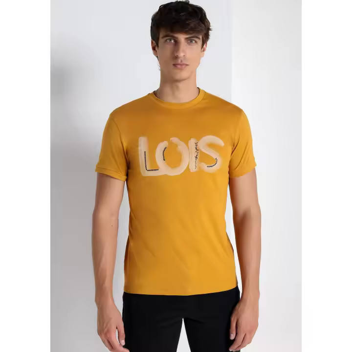 LOIS JEANS - Camiseta de manga corta grafica print y bordado - 1